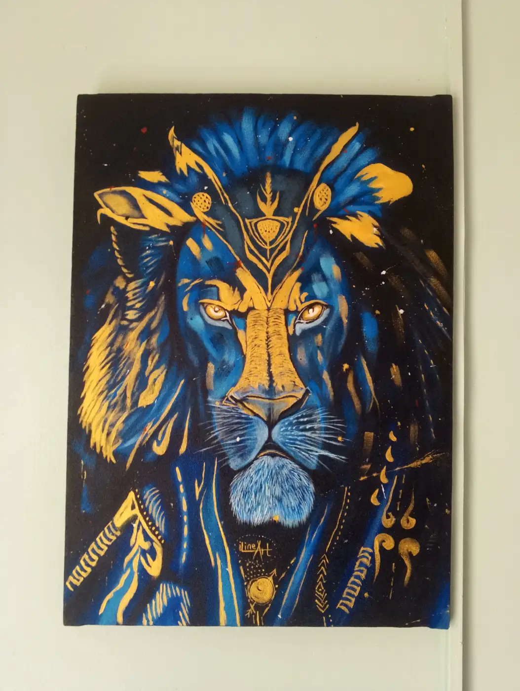 Regal Lion Portrait
