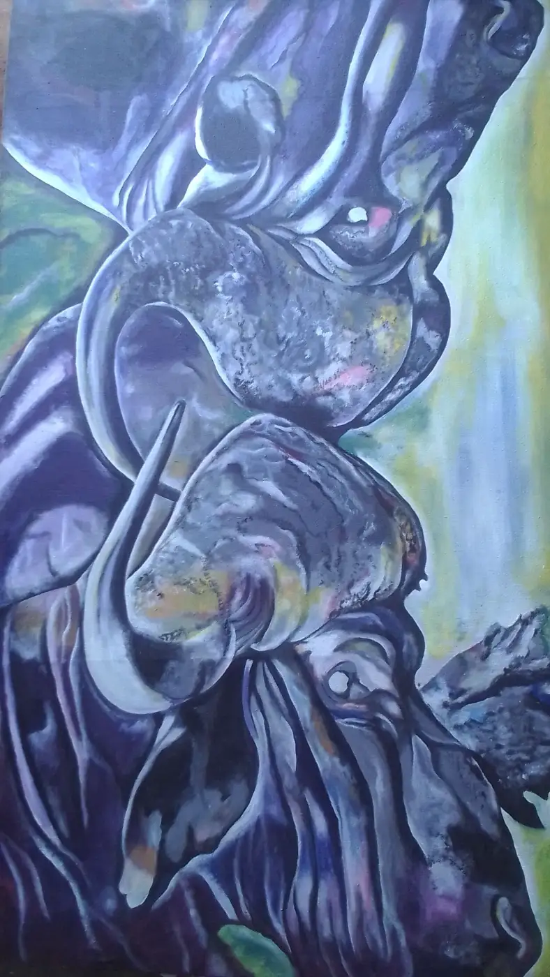 Buffalo painting