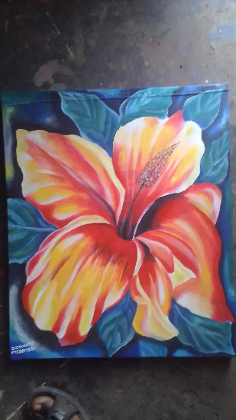 Vibrant Hibiscus Bloom