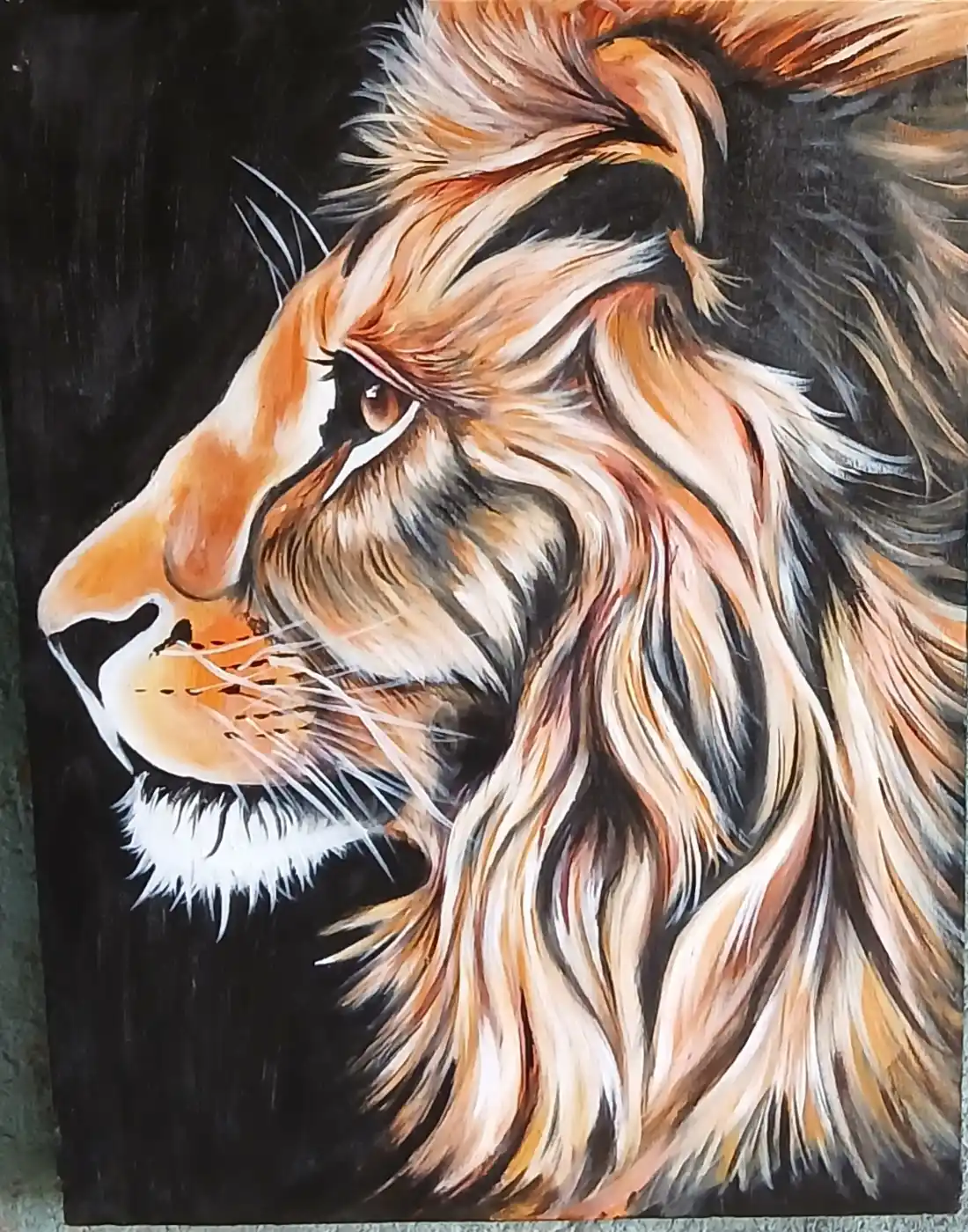 Majestic Lion's Gaze