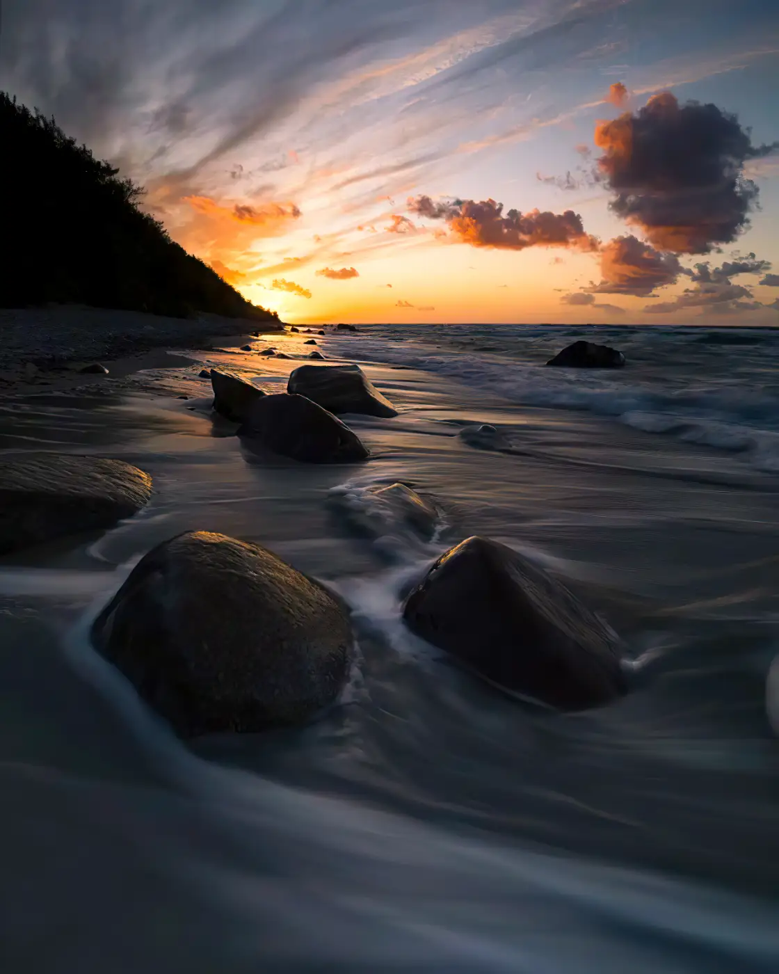 BRENZKafrica's Serene Coastal Sunset