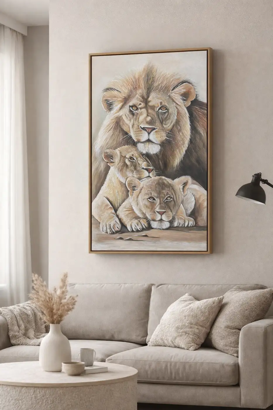 Lion Family Portrait