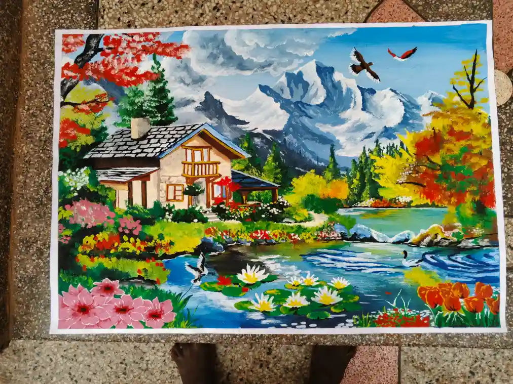 Serenity by the Pond