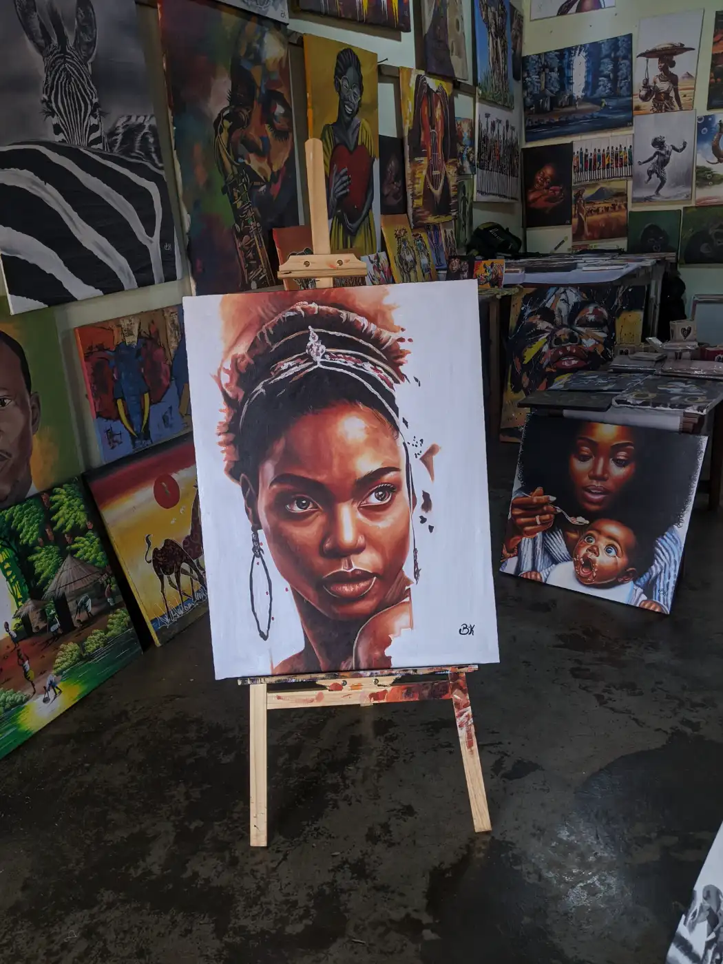 African Queen Portrait