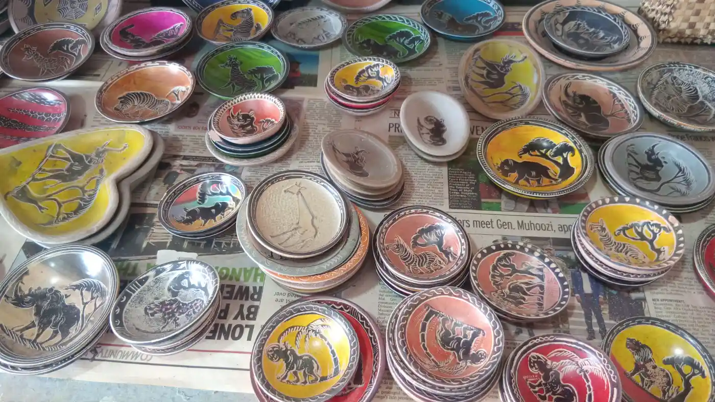 Hand-painted soap-stone Coasters