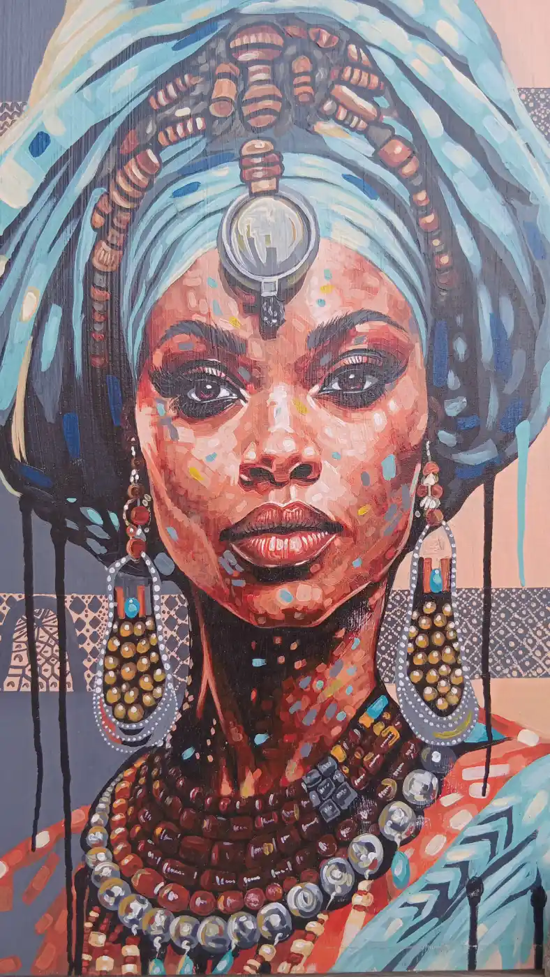 African Queen Portrait