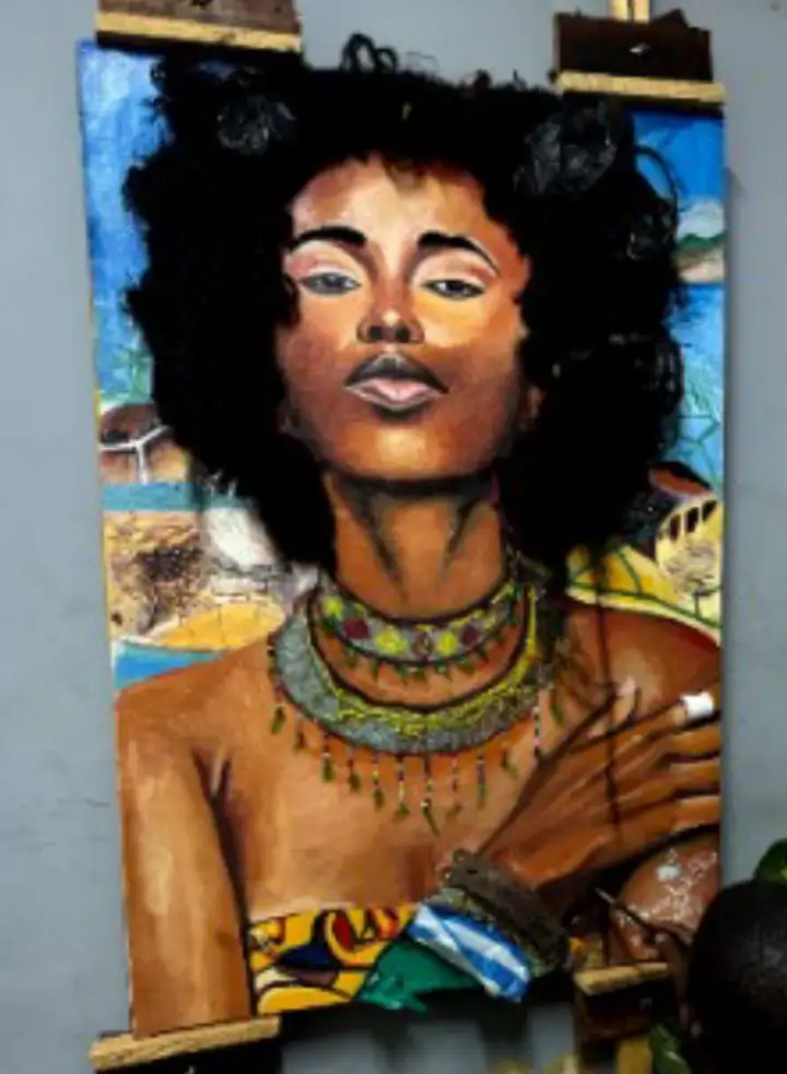 African Queen Portrait