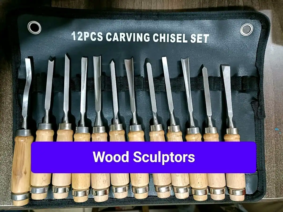 12-Piece Wood Sculptor Chisel Set