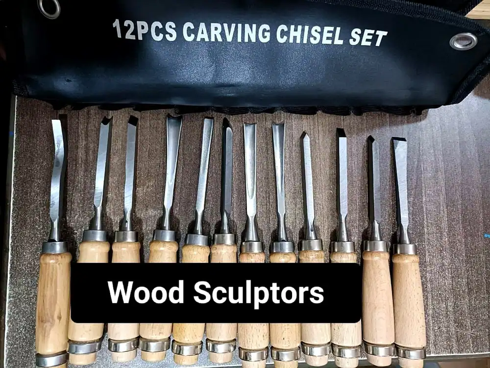 12-Piece Wood Sculptor Chisel Set 2