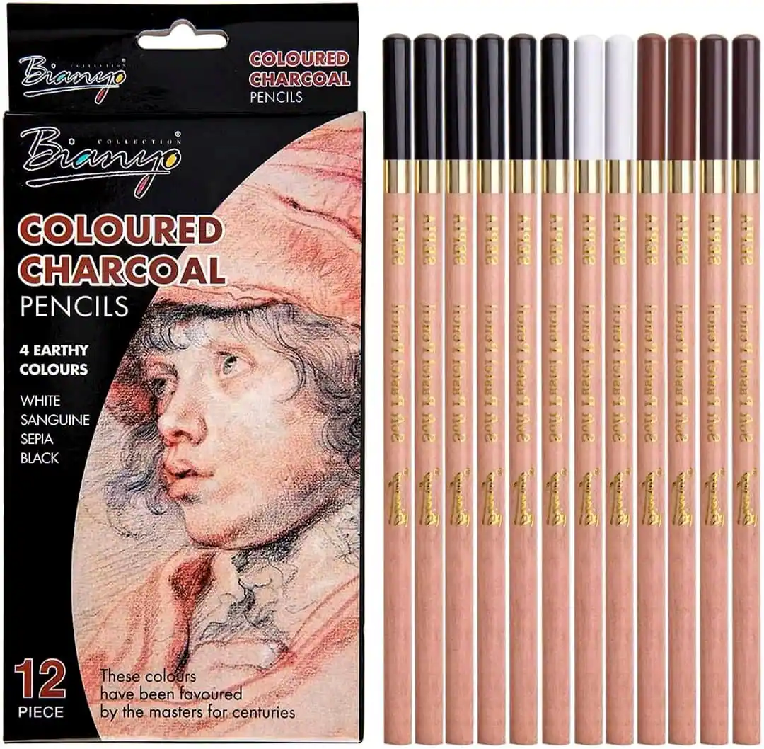 Colored Charcoal Pencil Sets