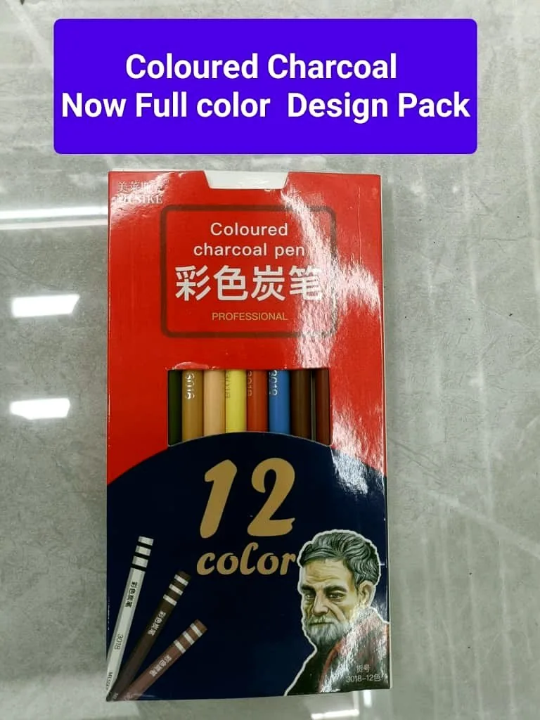 Colored Charcoal Pencil Sets 2