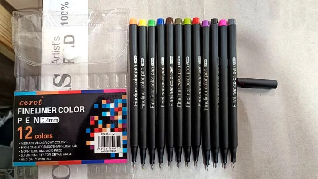 Coret Fineliner Color Pen Set