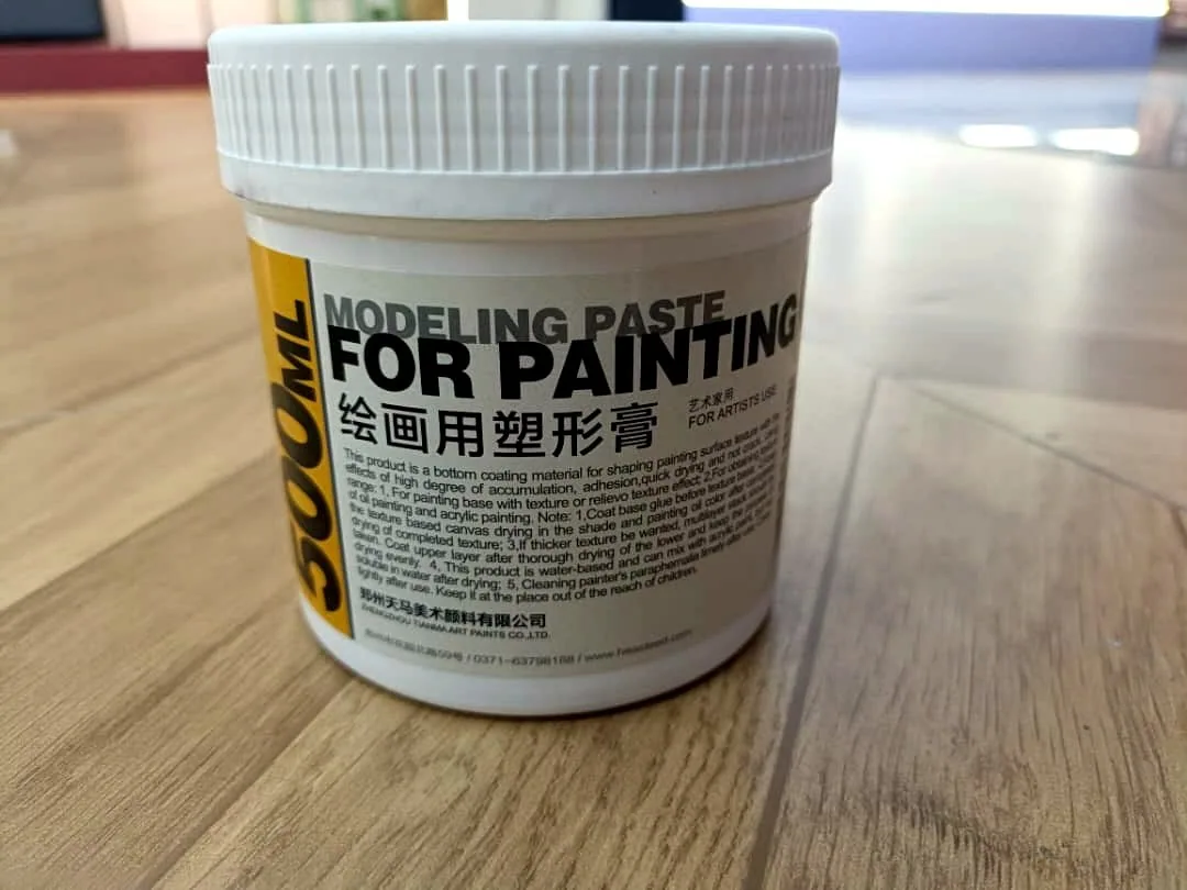 Gesso Primer and Modeling Paste 3