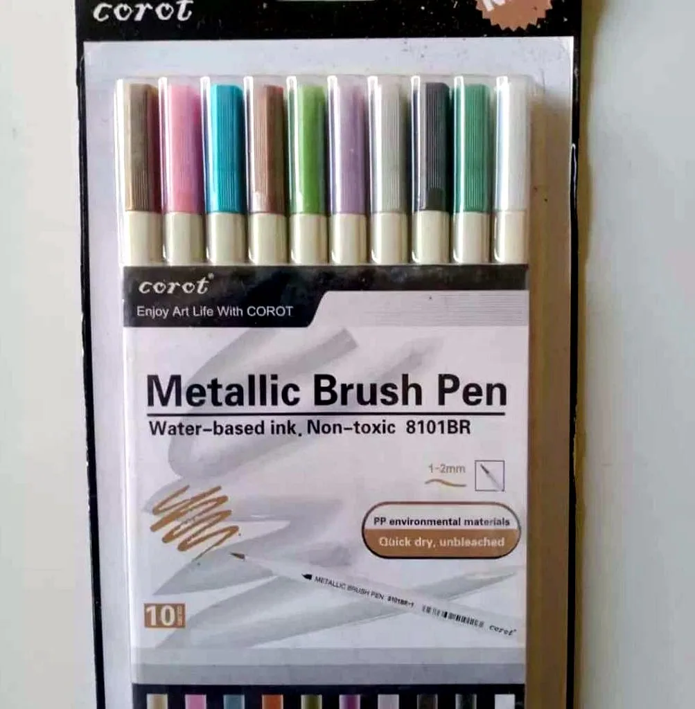 Metallic Brush Pens