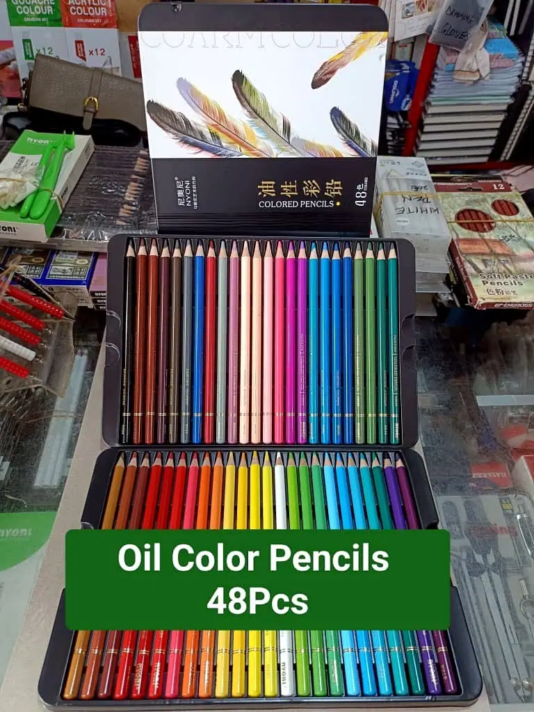 Oil Colour Pencils 48 Pieces