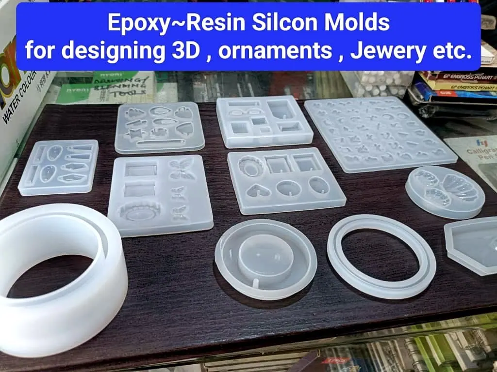 Silicone Molds and Resin Jewelry Tools