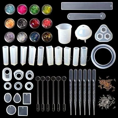 Silicone Molds and Resin Jewelry Tools 2