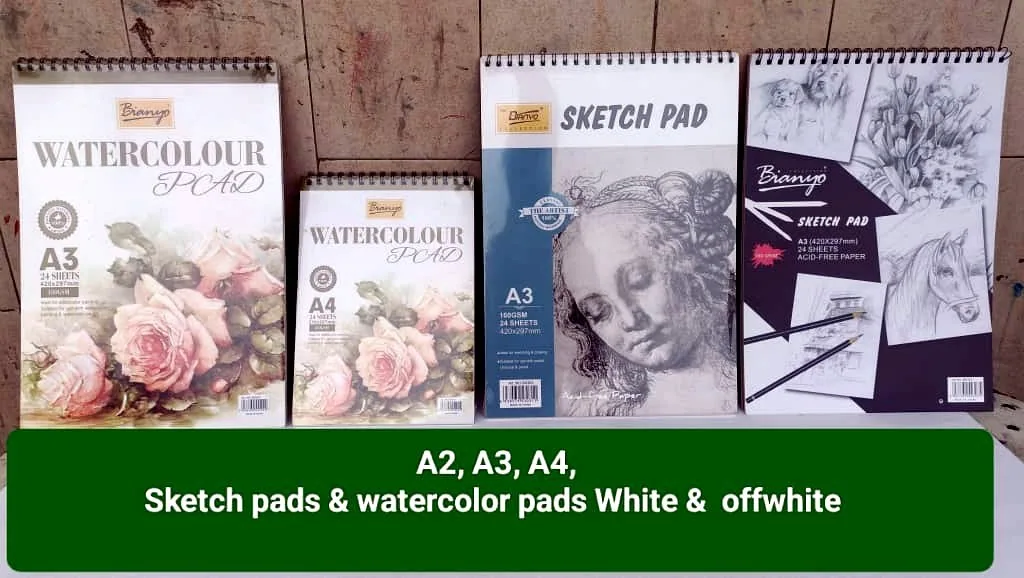 Sketch and Watercolour Pad Assortments 3
