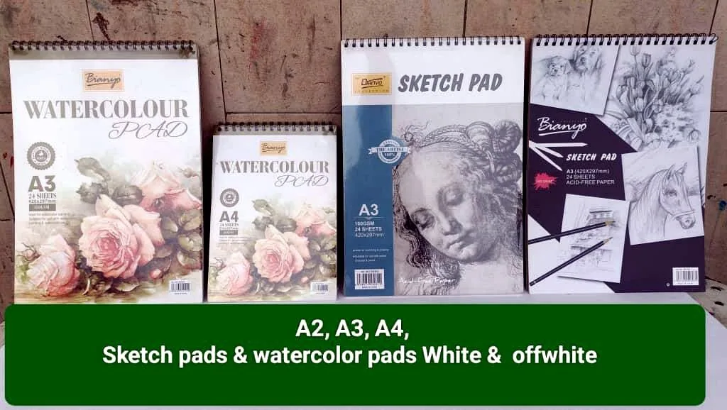 Sketch and Watercolour Pad Assortments 5