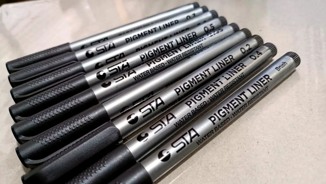 STA Pigment Liner Set 2