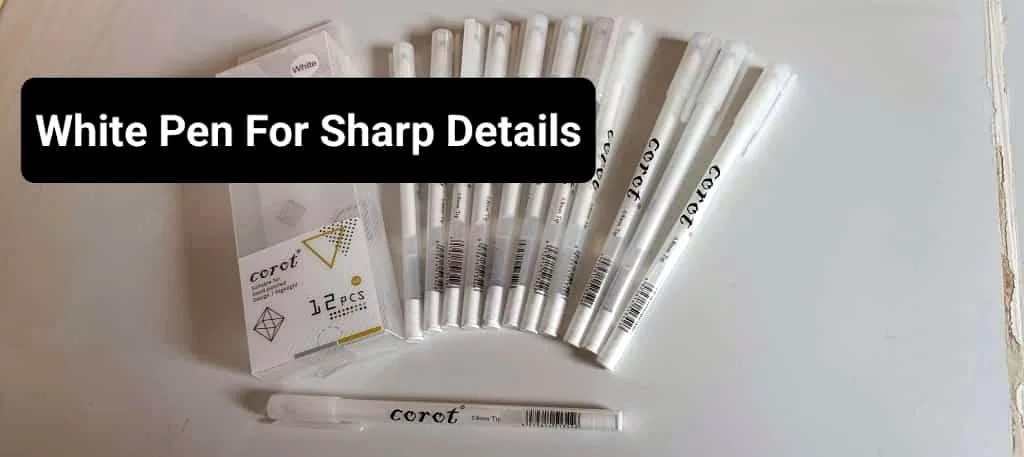 White Detail Pens and Markers 4